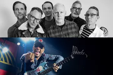 Bad Religion pic by Alice Baxley, Tom Morello pic by Josh Groom