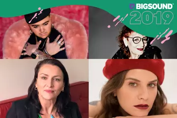 L to R, clockwise: Bethany Cosentino, Vivien Goldman, Mojo Juju, Sahara Herald