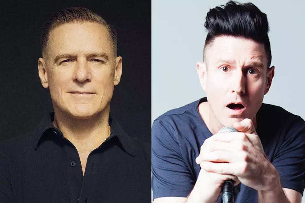 L-R: Bryan Adams, Wil Anderson