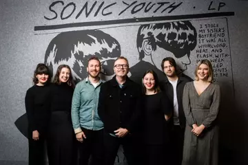 L-R: Jodie Grinsted, Claire Tate, Andrew Hajgato, Tim Janes, Ella Symons, Sam Cross, Juliette Younger