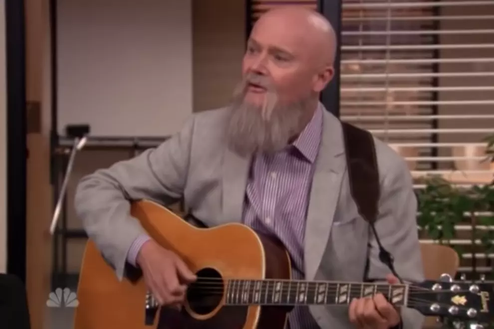 Creed Bratton in 'The Office' finale. Pic via YouTube