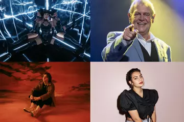 C'wise from top left: Halsey, John Farnham, Thelma Plum, Lewis Capaldi