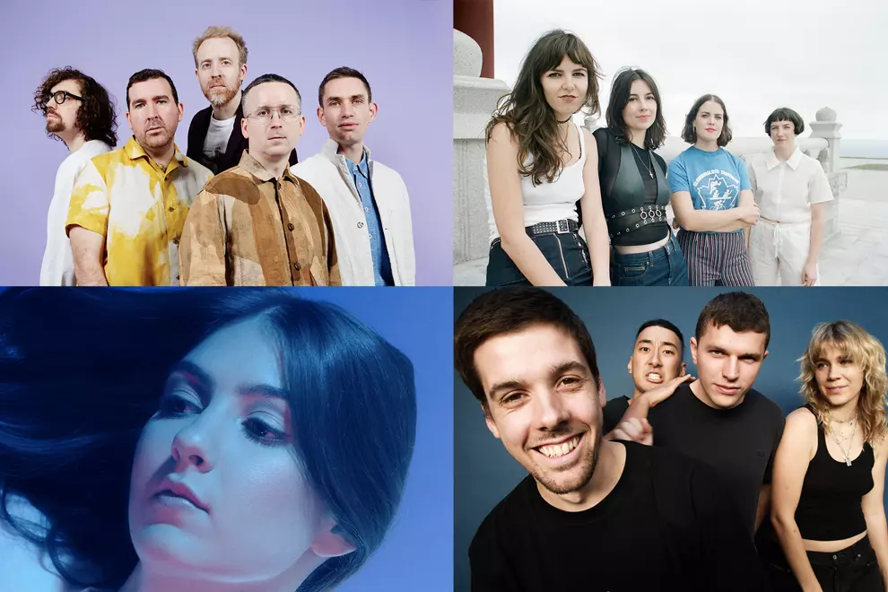 C'wise from top left: Hot Chip, Body Type (pic by Kristy Benjamin), Miss June, Weyes Blood