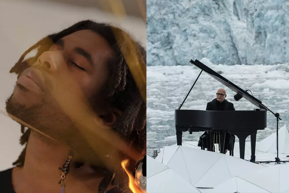 Flying Lotus (pic by Renata Raksha) and Ludovico Einaudi (pic by Greenpeace/Pedro Armestre)