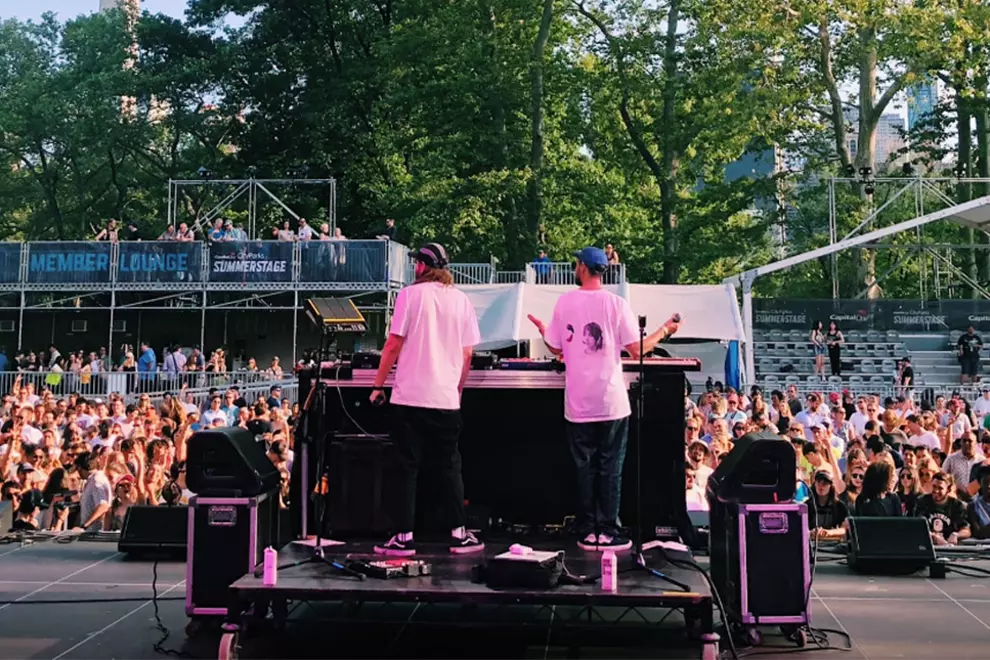 Hermitude performing at The Aussie BBQ in NYC. Pic via Sounds Australia on Facebook.