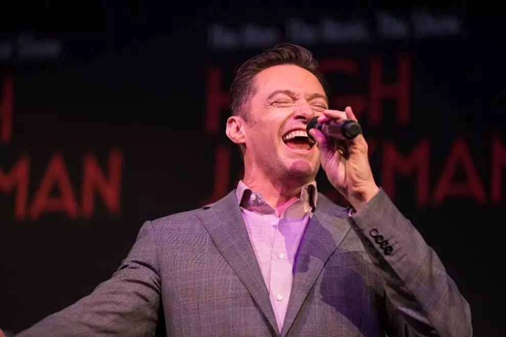 Jackman in Sydney today. Pics by Karen Story