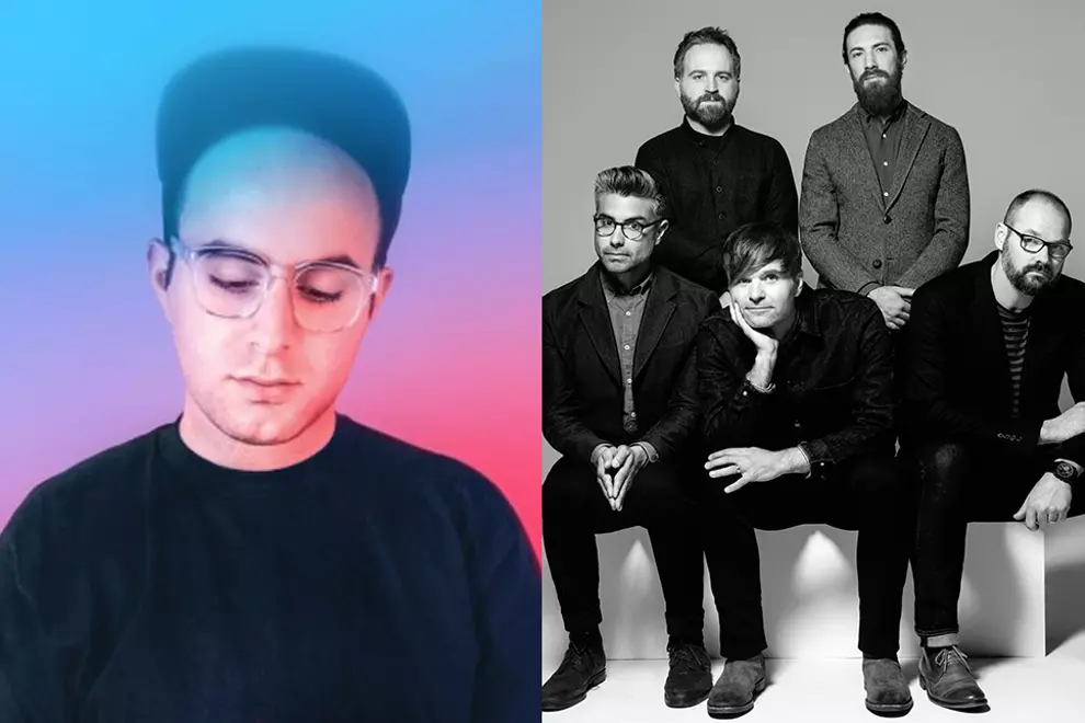 Japanese Wallpaper (L) & Death Cab For Cutie (R. Pic by Eliot Lee Hazel)