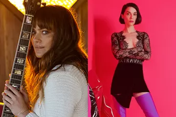L-R: Julia Stone by Jennifer Stenglein, St Vincent