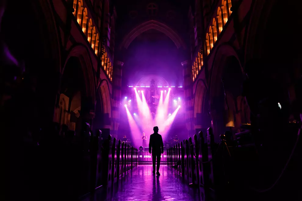 St Paul's Cathedral during MMW in 2017.