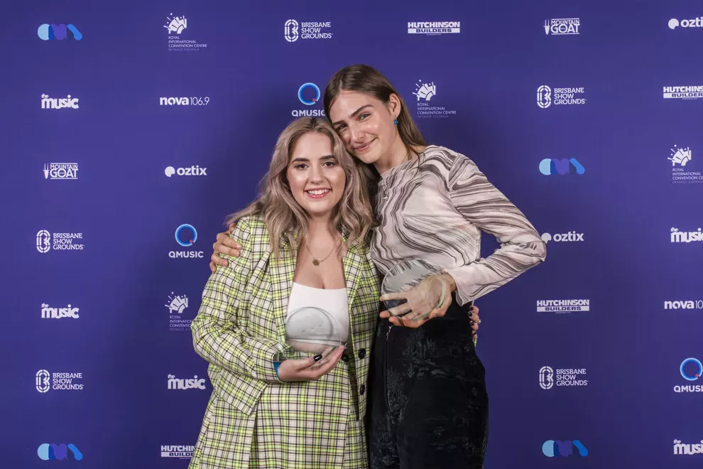 Tia Gostelow (left) and Clea (right)