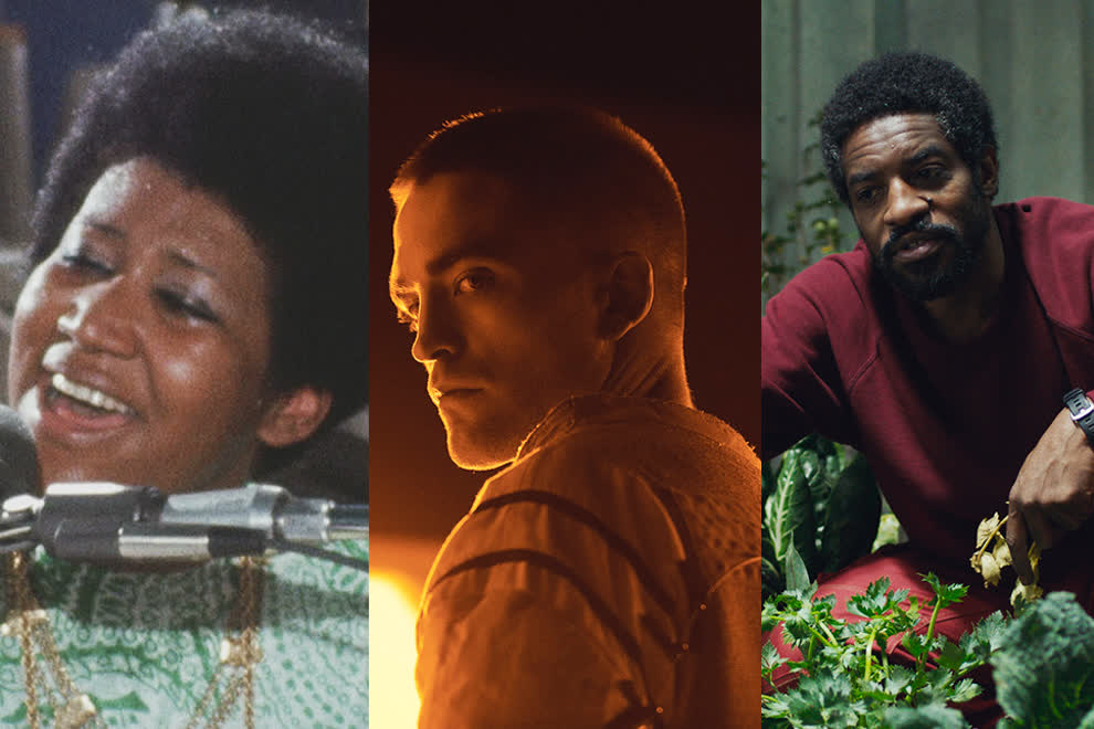 L-R: Aretha Franklin, Robert Pattinson, Andre 3000