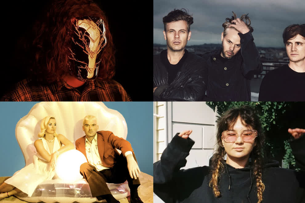 Golden Features, PNAU, Mallrat, Broods (pic by  Dana Trippe)