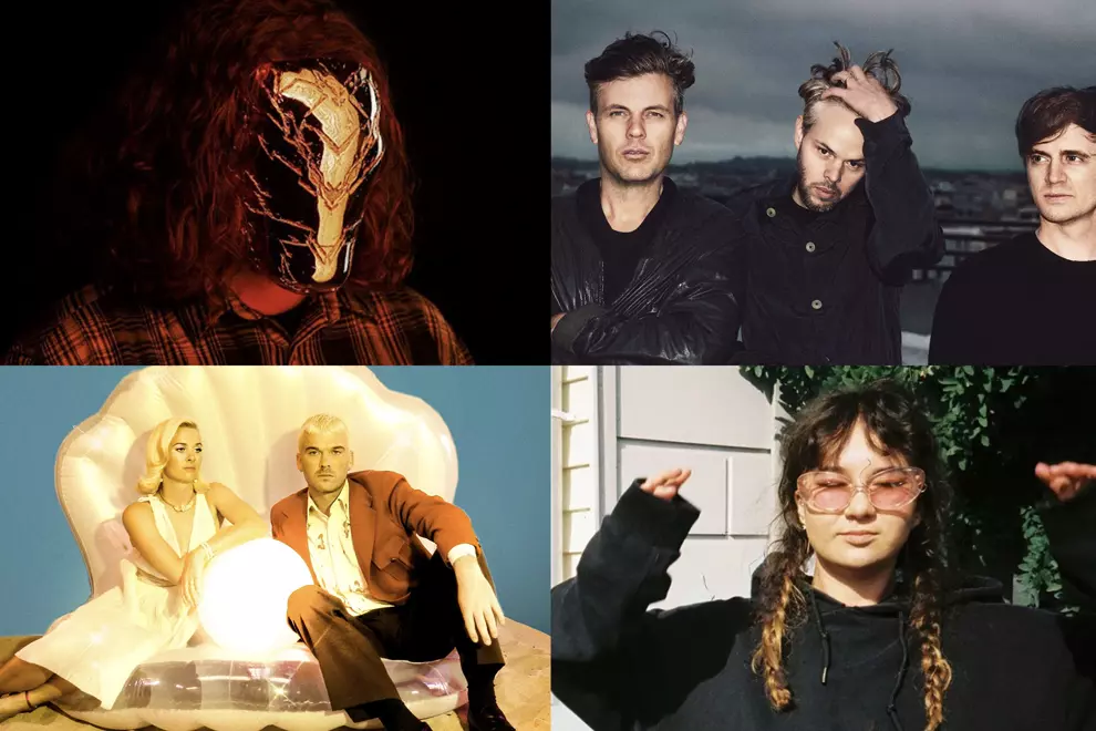 Golden Features, PNAU, Mallrat, Broods (pic by  Dana Trippe)