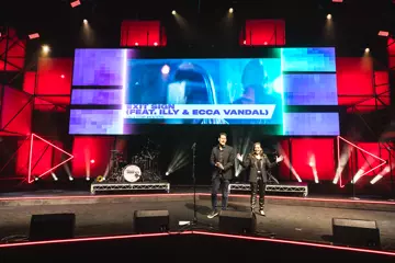 Dan Rosen and Mel Silva @ YouTube Festival in Sydney