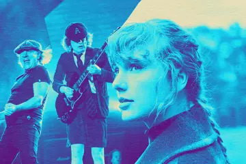 AC/DC (Pic by Kane Hibberd) and Taylor Swift (Pic by Beth Garrabrant)