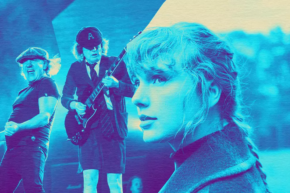 AC/DC (Pic by Kane Hibberd) and Taylor Swift (Pic by Beth Garrabrant)