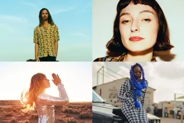 Clockwise from top left: Tame Impala (Neil Krug), Stella Donnelly (Helge Brekke), Sampa The Great, Jessica Mauboy
