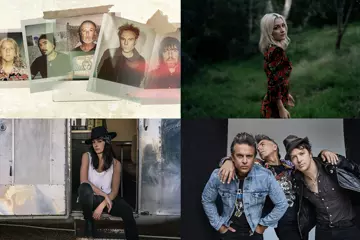 C’wise from top left: The Church, Kate Miller-Heidke (pic by Tajette O’Halloran), The Living End, Kara Grainger