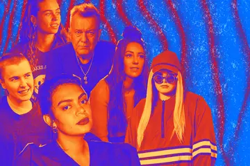 Alex The Astronaut pic by Jess Gleeson, Tash Sultana pic by Dara Munnis