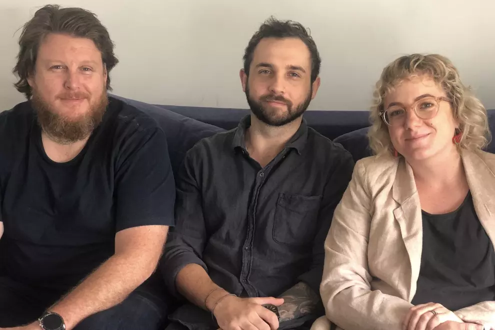 GYROstream CEO Andy Irvine, Marketing and Artist Promotions Coordinator Mike Keyte and Director of Marketing and Artist Promotions Viv Mellish