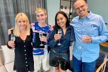 L-R: WMA's Libby Blakey, Thaine, Mauboy & Nordstrom