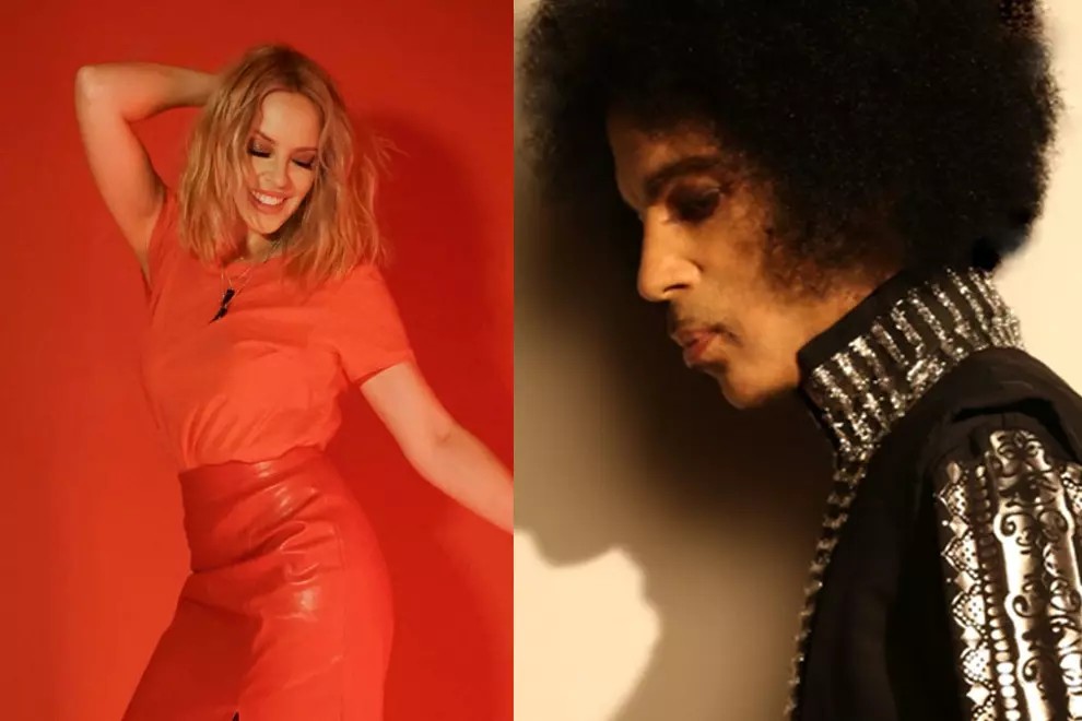 Kylie Minogue (pic by Darenote) and Prince (pic by Nandy McClean)