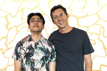 Triple J's Michael Hing (left) will assail the role of the new 'Letters & Numbers' host