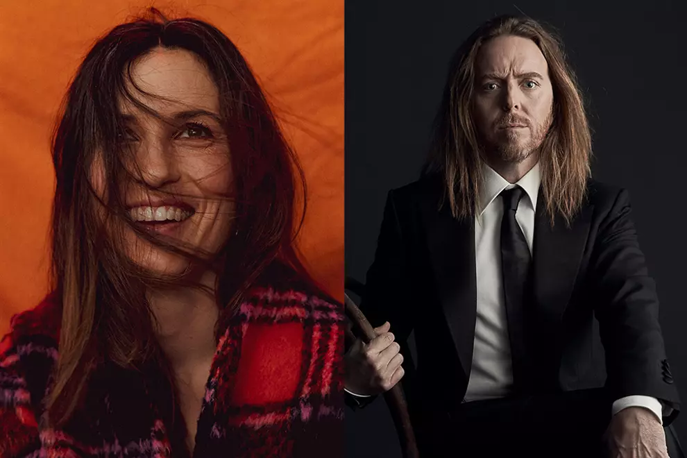 Missy Higgins (pic by Cybele Malinowski) & Tim Minchin (pic by Damian Bennett)