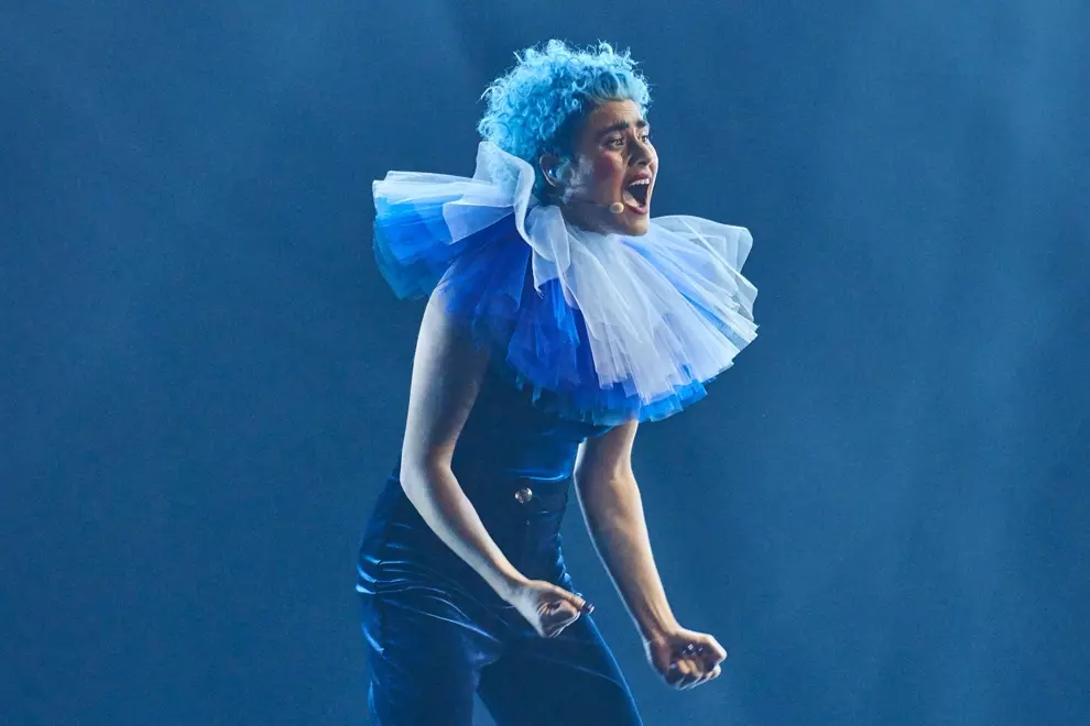 Montaigne performing at 'Eurovision - Australia Decides' last month