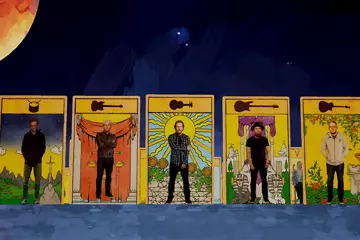 Pearl Jam in the 'Retrograde' video