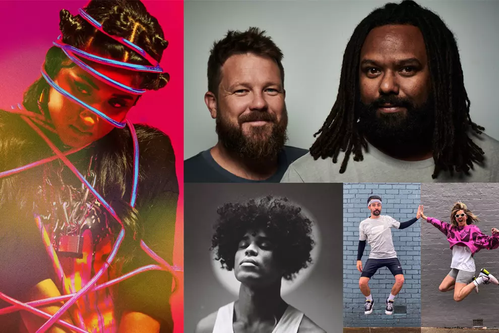 Clockwise L-R: ASHWARYA, Busby Marou, Stace Cadet & KLP, Jerome Farah