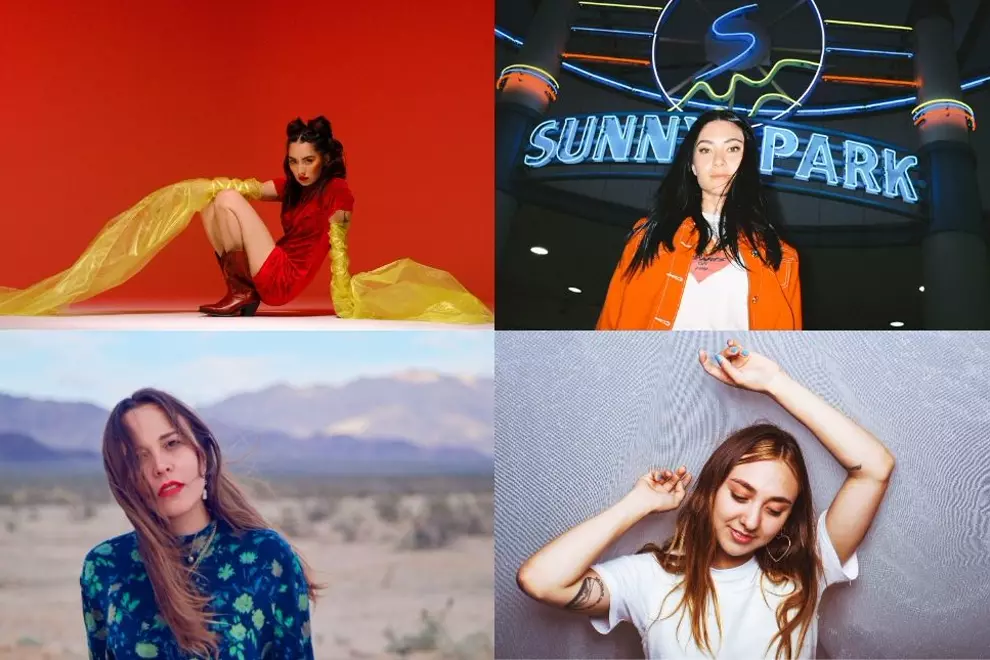 Clockwise from top left: Jaguar Jonze, San Mei (savvyv), Alice Skye, Jamie-Lee Dimes (Travis Cosentino)