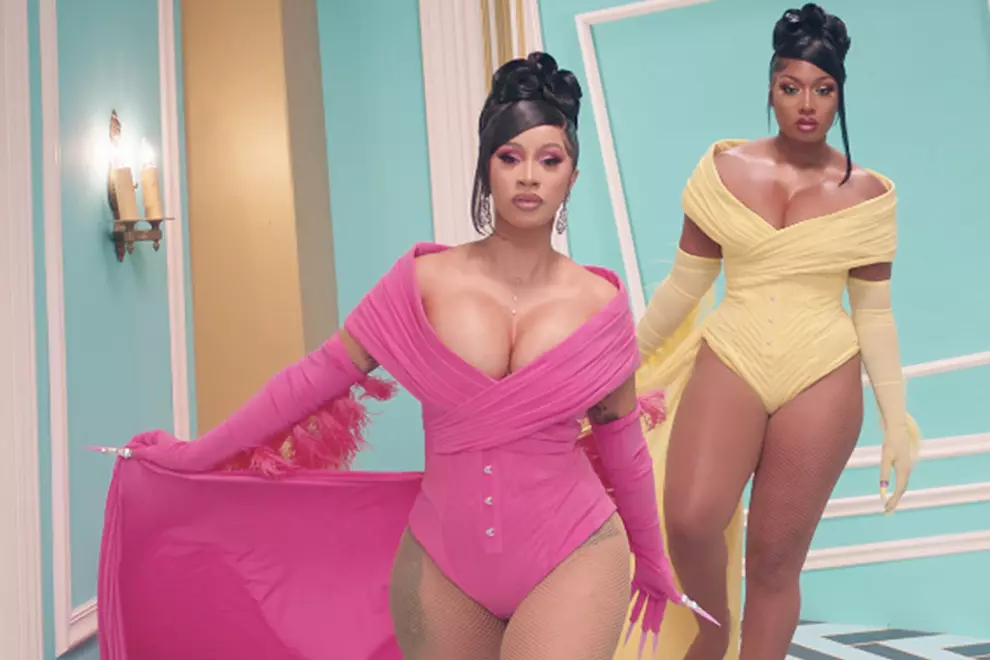 Cardi B & Megan Thee Stallion in the 'WAP' video