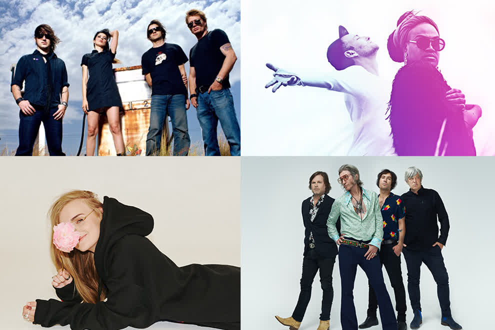C’wise from top left: Magic Dirt (pic by Ian Jennings), Electric Fields, You Am I, G Flip (pic by Jo Duck)