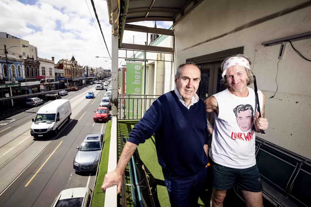 Kay with Tim Rogers (pic by Nicole Cleary)