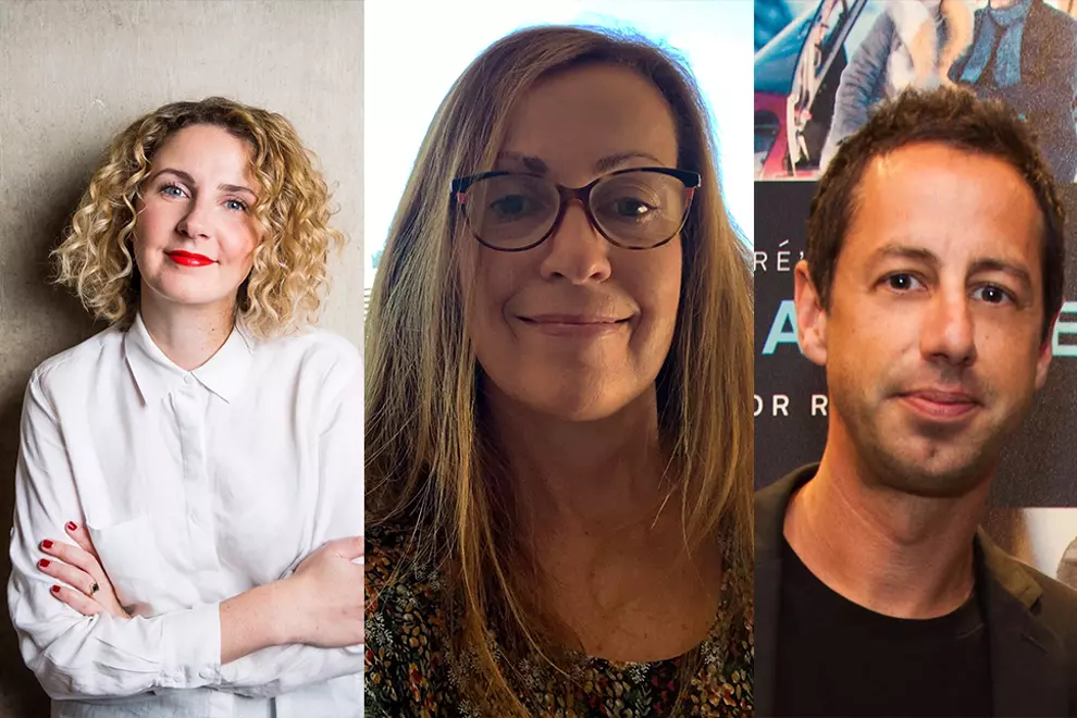 Christina Erskine, Cathy Oates and Rich Wiles join the Warner Music Australia team