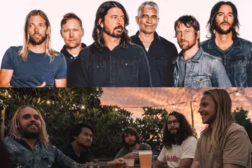 Foo Fighters and Psychedelic Porn Crumpets (Pic by Tristan McKenzie)