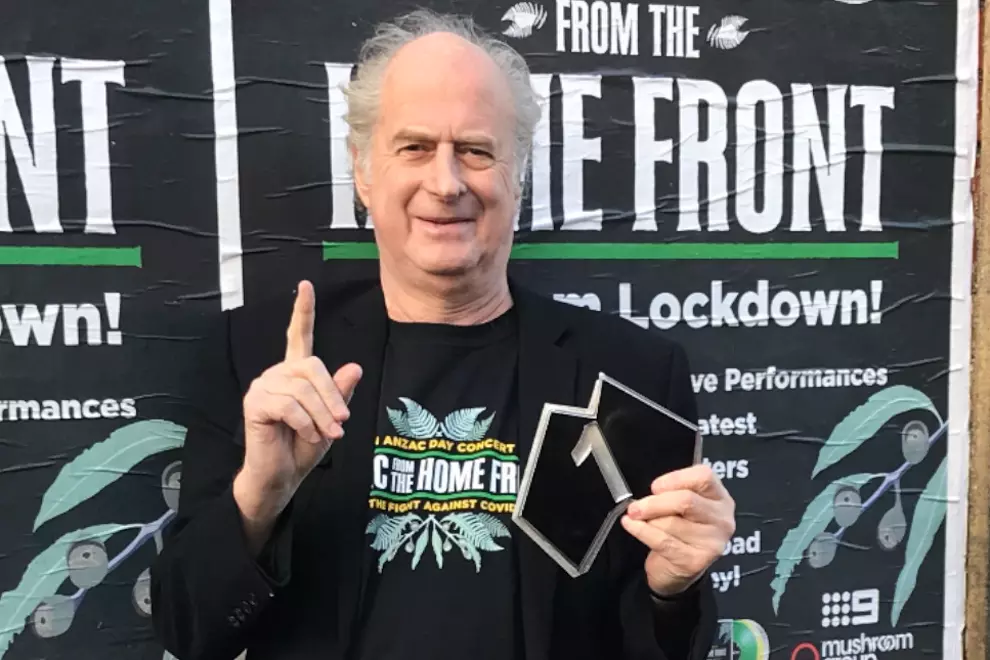 Late Mushroom legend Michael Gudinski received an ARIA #1 with 'Music From The Home Front'