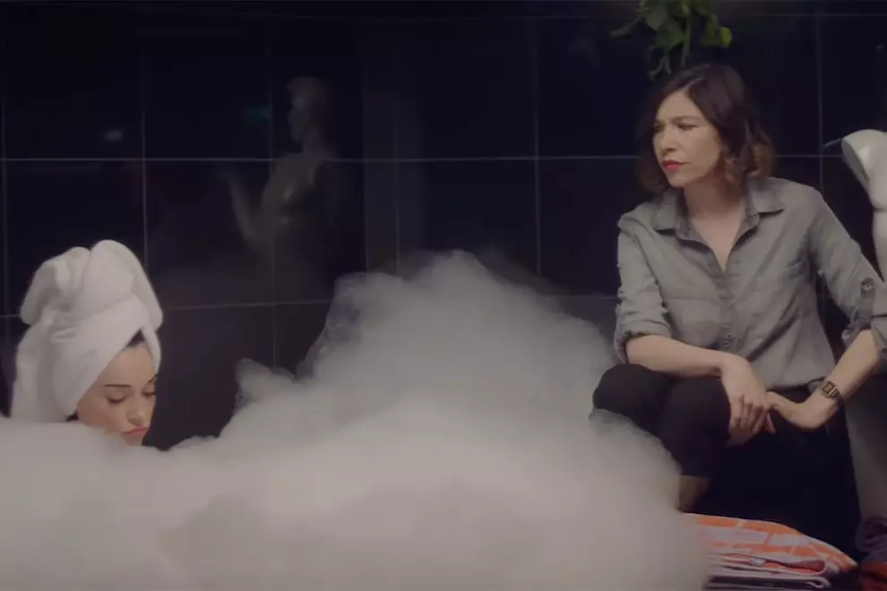 Clark & Brownstein in 'The Nowhere Inn' (pic via YouTube)