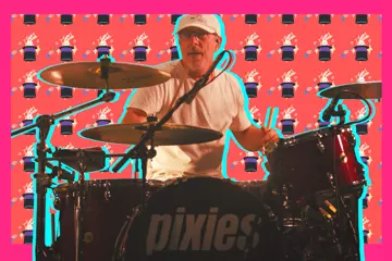 Pixies drummer David Lovering is a wizard on the drums, and in real life...