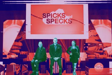 'Spicks & Specks' stars Alan Brough, Adam Hills & Myf Warhurst.