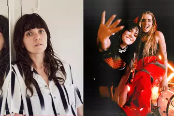 Courtney Barnett (pic by Mia Mala McDonald), G Flip & Upsahl (pic by Xylar)