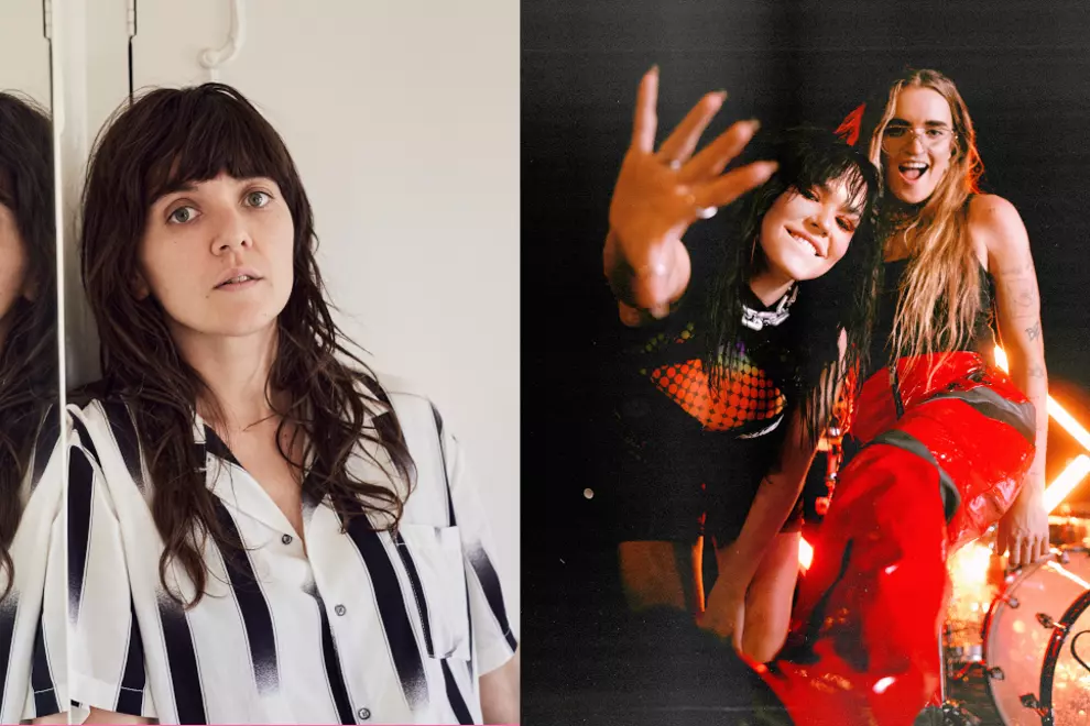 Courtney Barnett (pic by Mia Mala McDonald), G Flip & Upsahl (pic by Xylar)