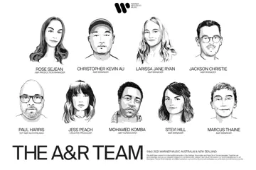 Meet the new A&R team for Warner Music Australasia! Graphic Assets by Sebastian White (@sebi.white on IG) 