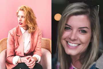 Ainslie Wills (pic by Rcstills) and Charlotte Abroms (pic by Benemac)