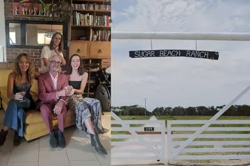 The Buckleys and Chris Murphy (pic by Caroline Paidasch-Murphy) and Sugar Beach Ranch