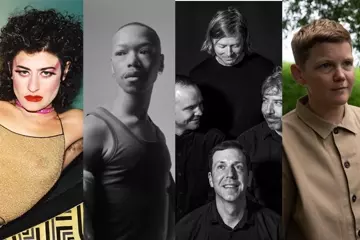 LtoR: Peaches, Nakhane, Future Islands, Kae Tempest