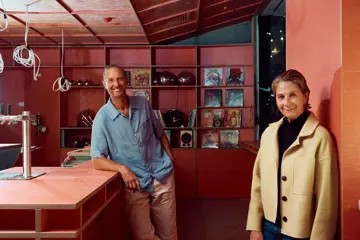 Justin and Bettina Hemmes at JAM Record Bar