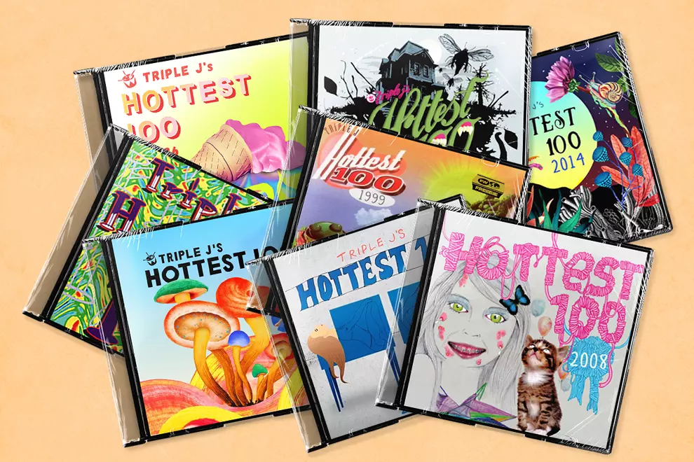 triple j's Hottest 100 album covers