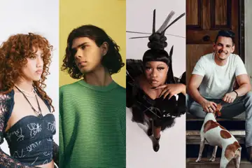 L,R: Becca Hatch, Budjerah, Sampa The Great, James Johnston